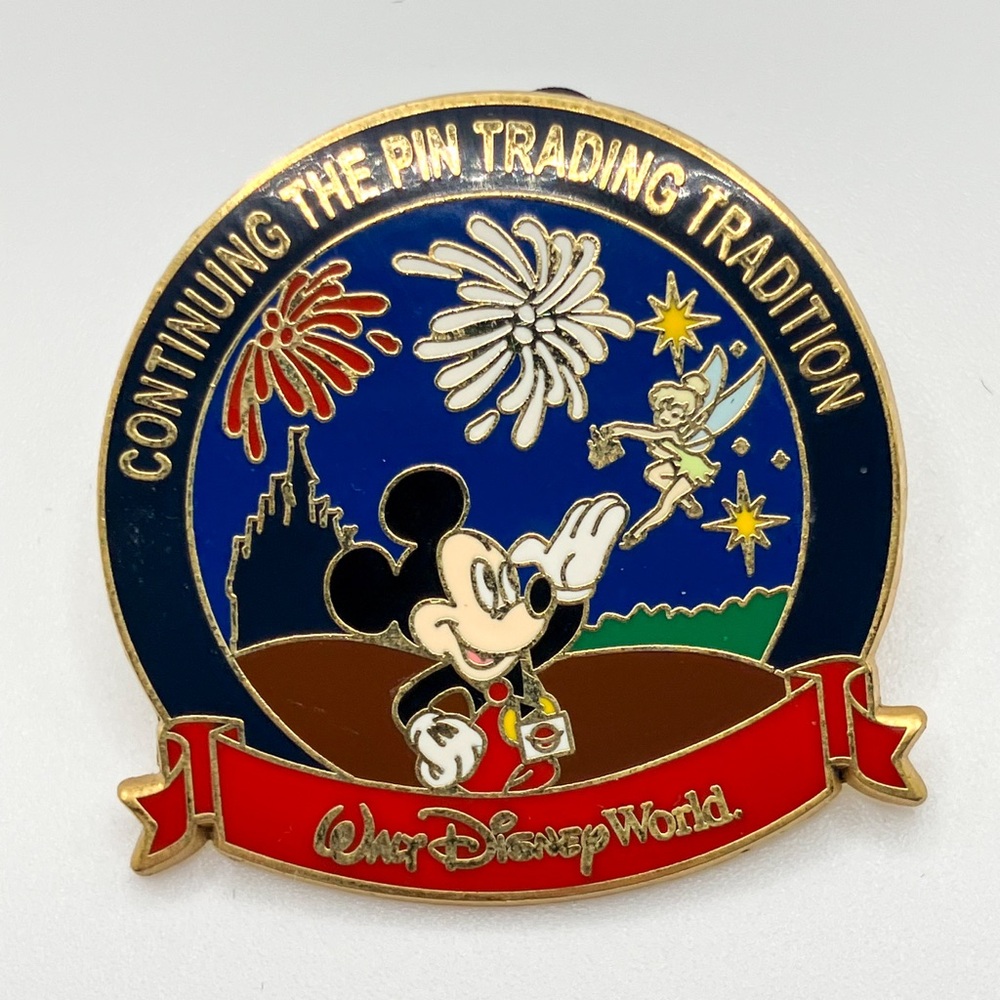 2005 CTT AWARD Mickey Tinker Bell Continuing the Pin Trading Tradition Disney